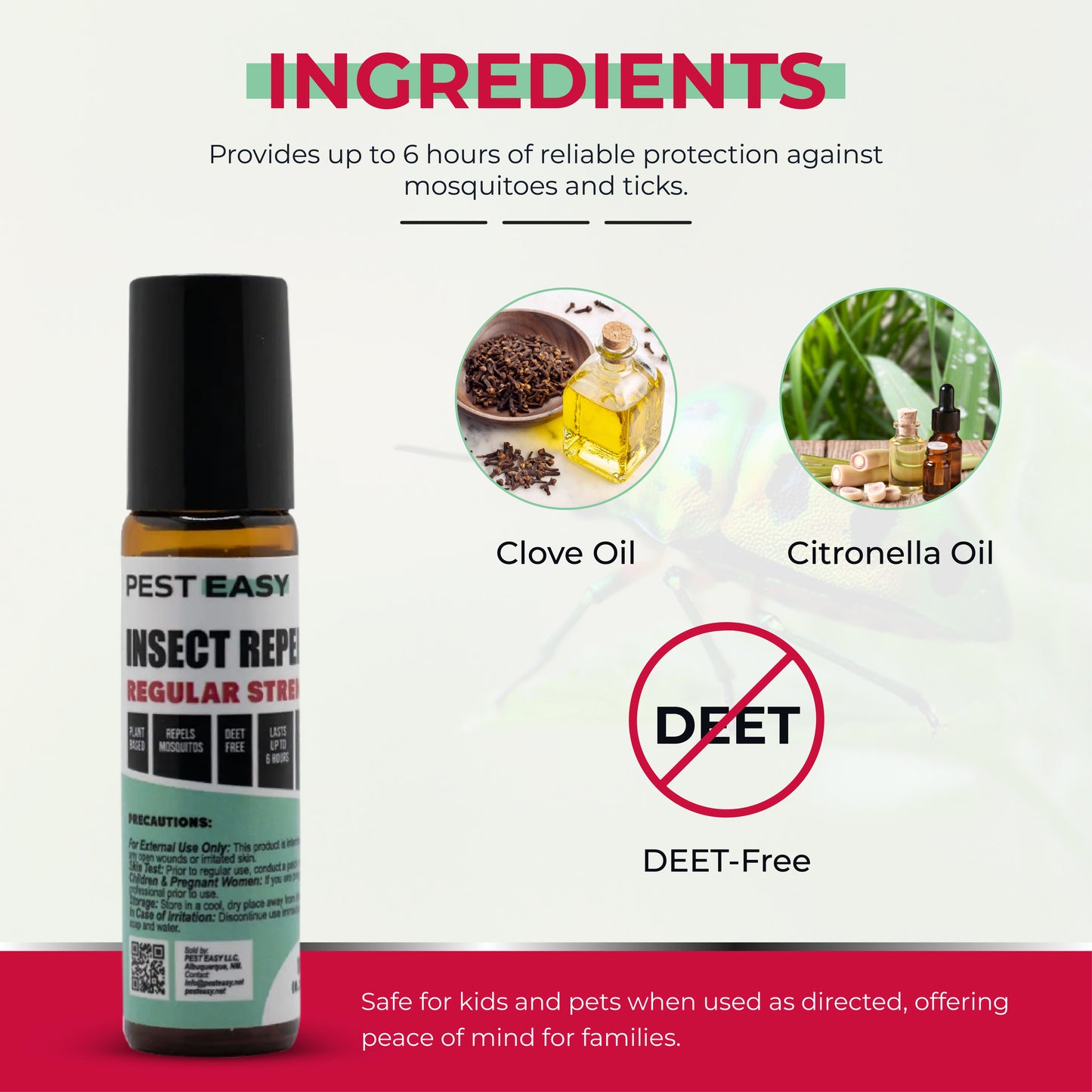 Mosquito Repellent Roll-on Regular Strength (2 Pack)