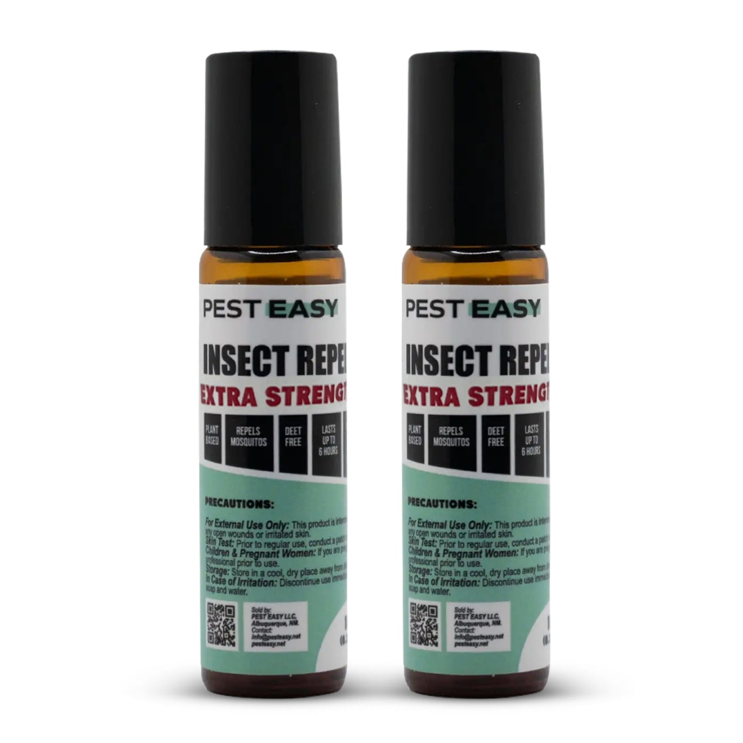 Extra Strength Mosquito Roll-On Repellent (2 Pack) Deet-Free