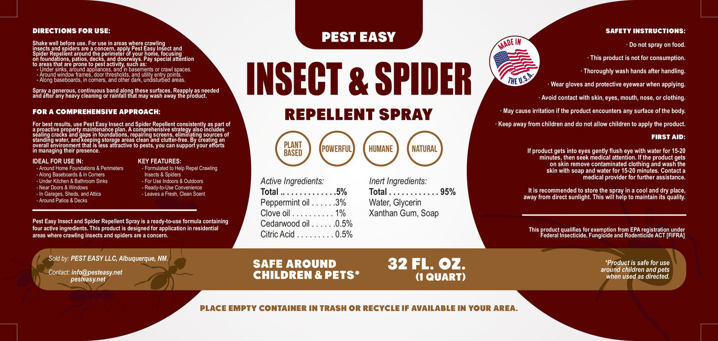 Insect & Spider Repellent Spray