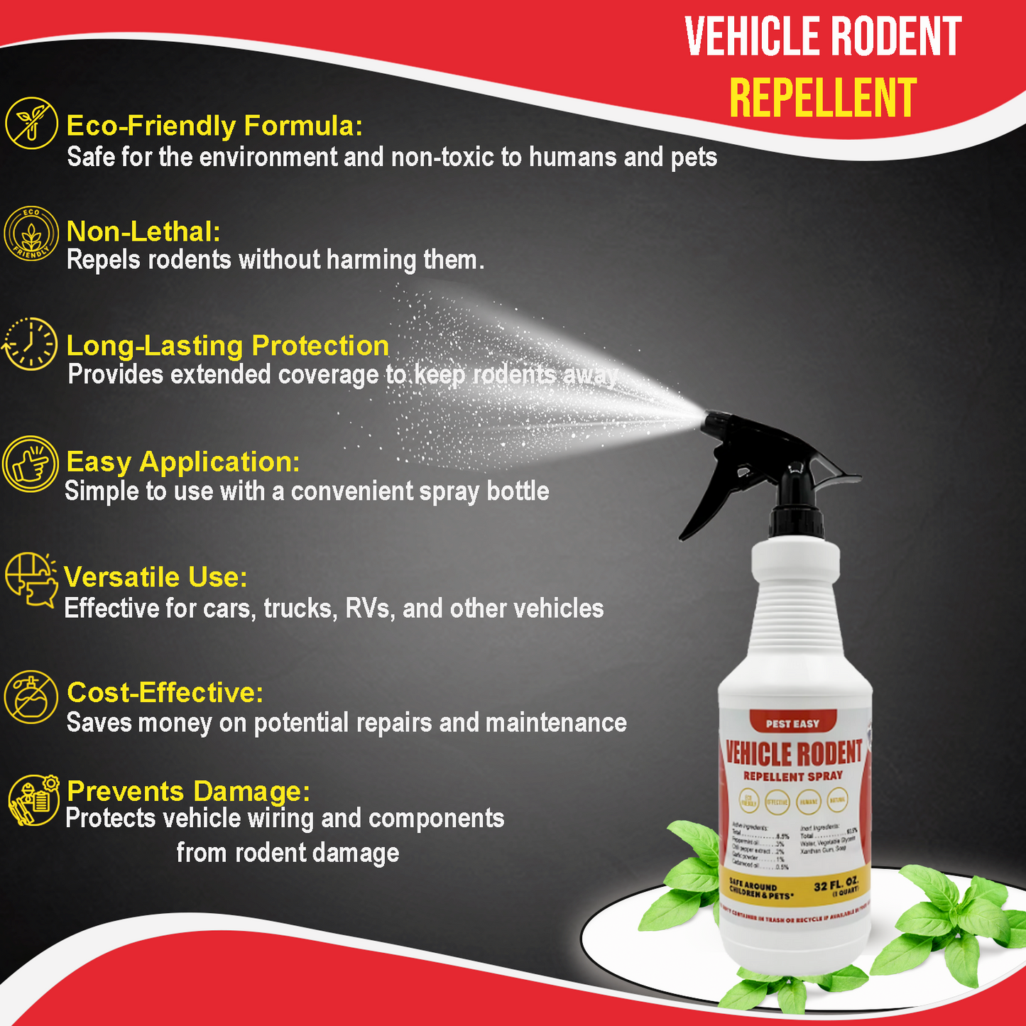 Vehicle Rodent Repellent