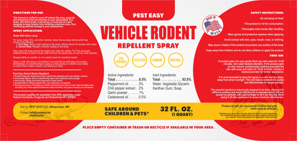 Vehicle Rodent Repellent